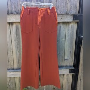 Anthropologie Maeve Terracotta Trousers
